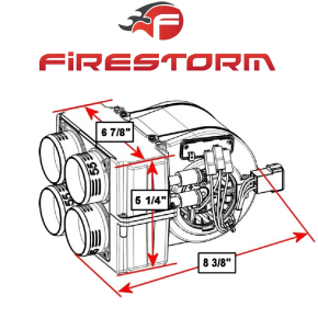 Chauffage de cabine Firestorm pour Polaris RZR 900 et 1000