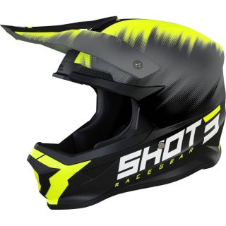 Casque Furious versur enfant gris/jaune L / 244-03267