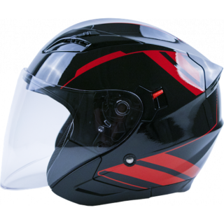 Casque Journey AIR noir/rouge L / 88-35704