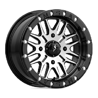 MSA M37 Brute Beadlock Noir lustré machiné