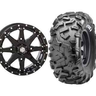 HD10 noir lustré et pneus CST Stag